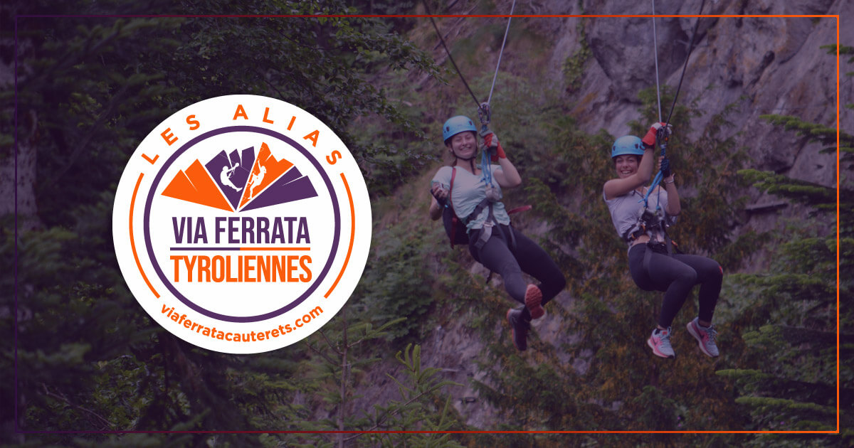 Via Ferrata les Alias Tyroliennes Parc Aventure